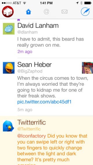Twitterriffic 5 Timeline Twitterriffic 5 Timeline