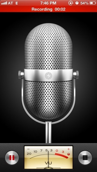 Voice Memo iOS 6 Voice Memo iOS 6