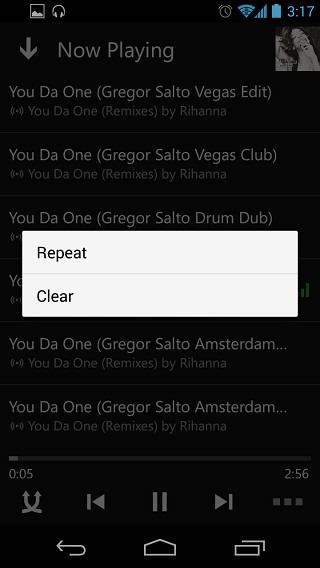 Xbox Music Android Options Xbox Music Android Options