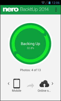 Backup in process Backup in process