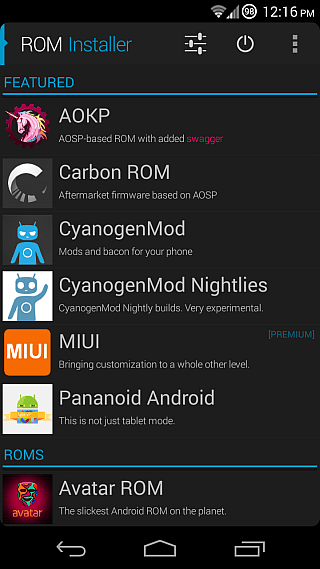 ROM Installer for Android 01a