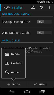 ROM Installer for Android 05a