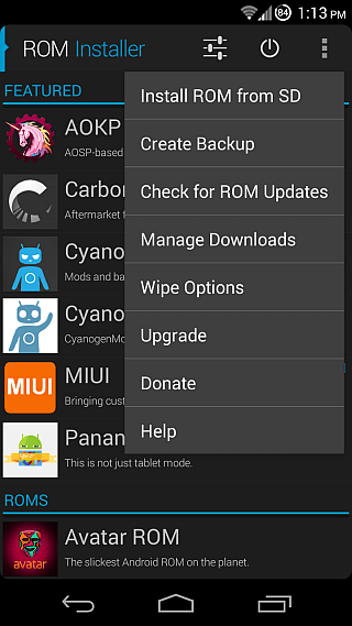 ROM Installer for Android 07a