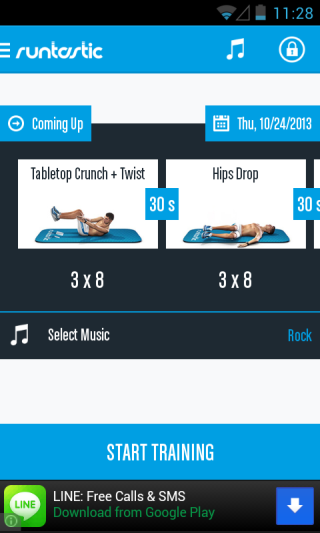 Runtastic Six Pack Abs Workout exercise Runtastic Six Pack Abs Workout exercise