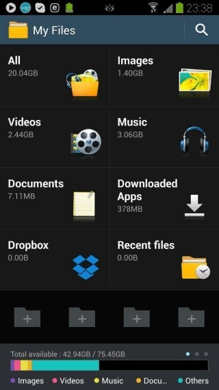 Samsung Galaxy Note 3 MyFiles for S4 Samsung Galaxy Note 3 MyFiles for S4