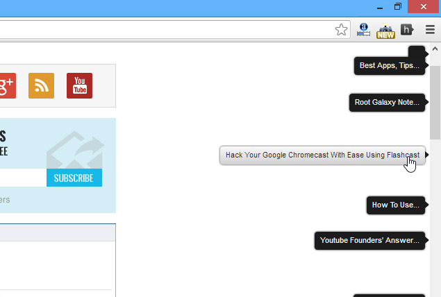 Scrollbar-of-Contents-Chrome-extension