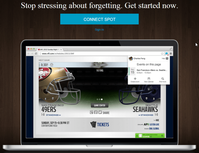 Spot - Date Clipper for Google Calendar 1
