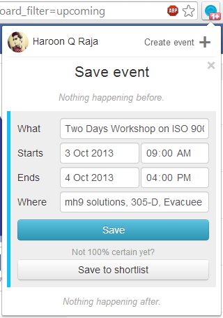 Spot - Date Clipper for Google Calendar 3