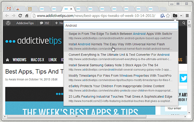 Tab Ahead for Google Chrome Tab Ahead for Google Chrome