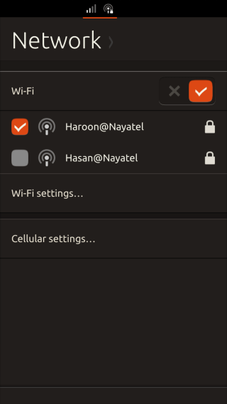 Ubuntu Touch - 07.1.1 - Status Bar - Network Ubuntu Touch - 07.1.1 - Status Bar - Network