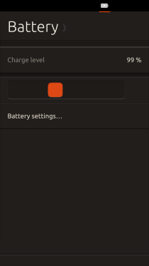 Ubuntu Touch - 07.5 - Status Bar - Battery Ubuntu Touch - 07.5 - Status Bar - Battery
