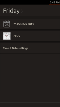 Ubuntu Touch - 07.7 - Status Bar - Time & Date Ubuntu Touch - 07.7 - Status Bar - Time & Date