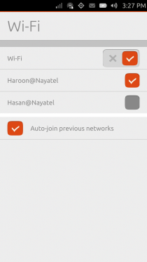 Ubuntu Touch - 08.01 - Settings - Wi-Fi Ubuntu Touch - 08.01 - Settings - Wi-Fi