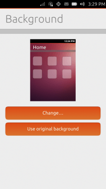 Ubuntu Touch - 08.04 - Settings - Background Ubuntu Touch - 08.04 - Settings - Background