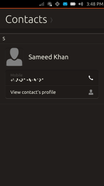 Ubuntu Touch - 09.3 - Apps - Dialer - Contacts Ubuntu Touch - 09.3 - Apps - Dialer - Contacts