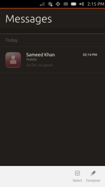 Ubuntu Touch - 11.1 - Apps - Messaging Ubuntu Touch - 11.1 - Apps - Messaging