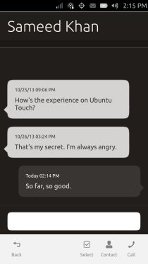 Ubuntu Touch - 11.3.2 - Apps - Messaging - Thread Toolbar Ubuntu Touch - 11.3.2 - Apps - Messaging - Thread Toolbar