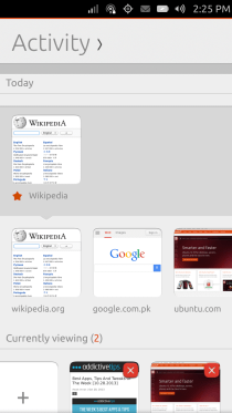 Ubuntu Touch - 12.3 - Apps - Browser - Edit Activities Ubuntu Touch - 12.3 - Apps - Browser - Edit Activities