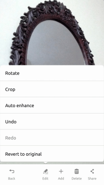 Ubuntu Touch - 16.4 - Apps - Gallery - Menu Ubuntu Touch - 16.4 - Apps - Gallery - Menu