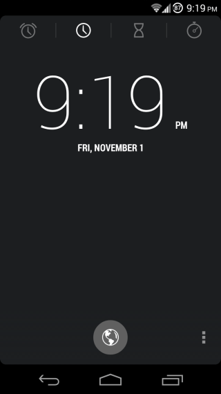 Android 4.4 Apps - Desk Clock Android 4.4 Apps - Desk Clock