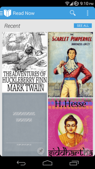 Android 4.4 Apps - Play Books Android 4.4 Apps - Play Books