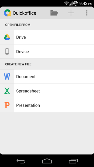 Android 4.4 Apps - QuickOffice Android 4.4 Apps - QuickOffice