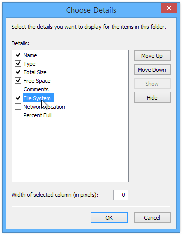 Choose Details Choose Details
