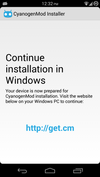 CyanogenMod Installer for Android 4