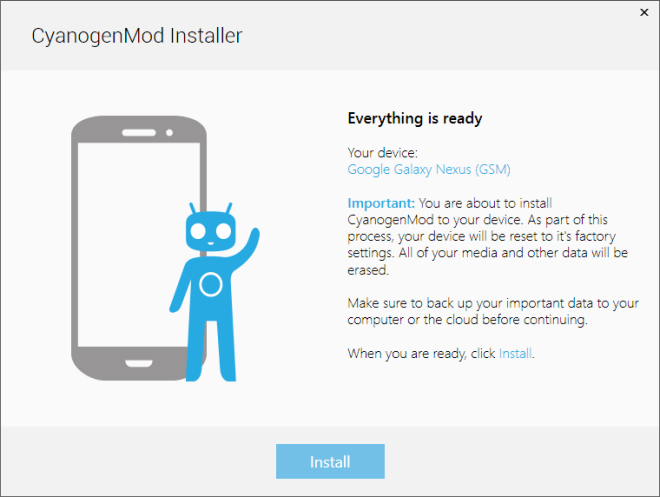 CyanogenMod Installer for Windows 6