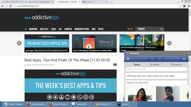 Facebook Picture in Picture Facebook Picture in Picture