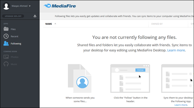 MediaFire_Following MediaFire_Following