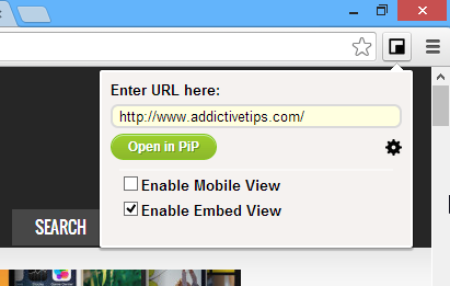 Picture in Picture New link Picture in Picture New link