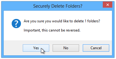 Securely Delete Folders Securely Delete Folders