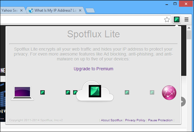 Spotflux Safe Browsin