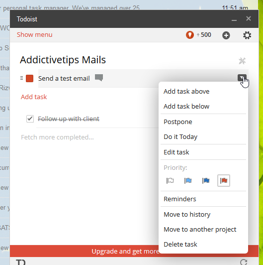 todoist chrome gmail