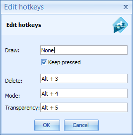 Edit hotkeys Edit hotkeys