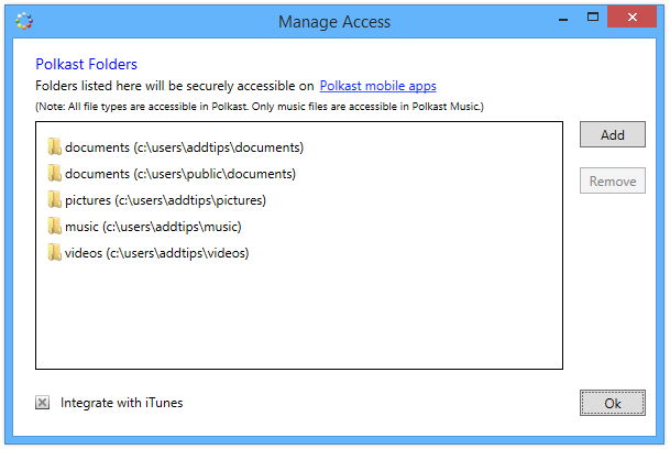 Manage Access Manage Access