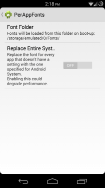 PerAppFonts Xposed Module for Android 2 PerAppFonts Xposed Module for Android 2