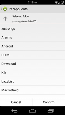 PerAppFonts Xposed Module for Android 3 PerAppFonts Xposed Module for Android 3