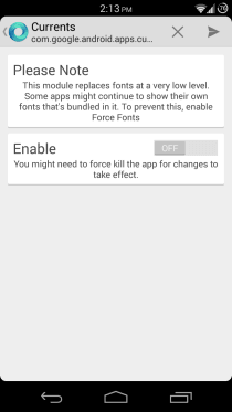 PerAppFonts Xposed Module for Android 4 PerAppFonts Xposed Module for Android 4