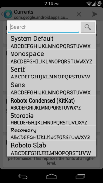 PerAppFonts Xposed Module for Android 6 PerAppFonts Xposed Module for Android 6