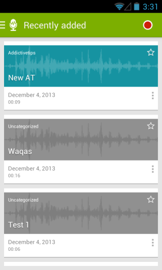 Recorder with Tags Recorder with Tags