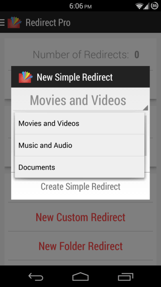 Redirect File Organizer for Android 02