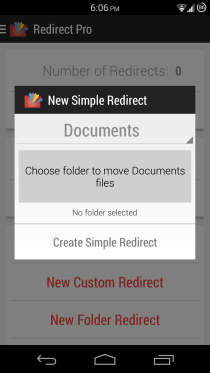 Redirect File Organizer for Android 03