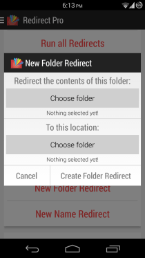 Redirect File Organizer for Android 07