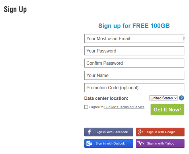 Sign up Sign up