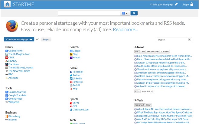 StartME Main StartME Main