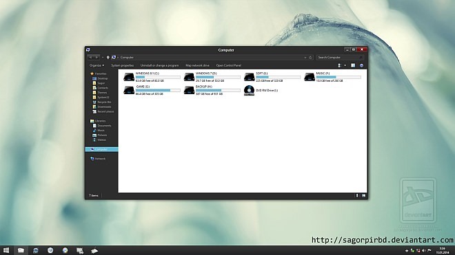 Blaze Theme for Windows 8.1