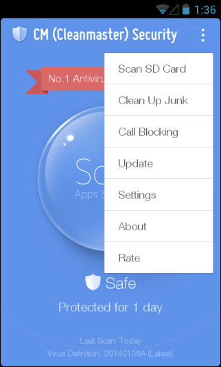 CM (Cleanmaster) Security_Menu CM (Cleanmaster) Security_Menu