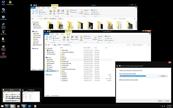 Dark Aero Windows 8.1 Theme